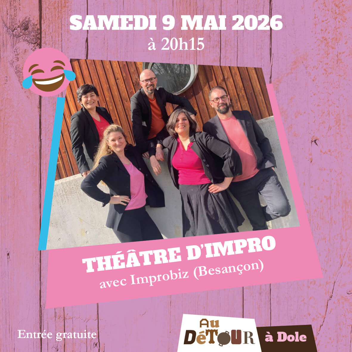 Improbiz Théatre d'improvisation Évènement à Dole Au Détour