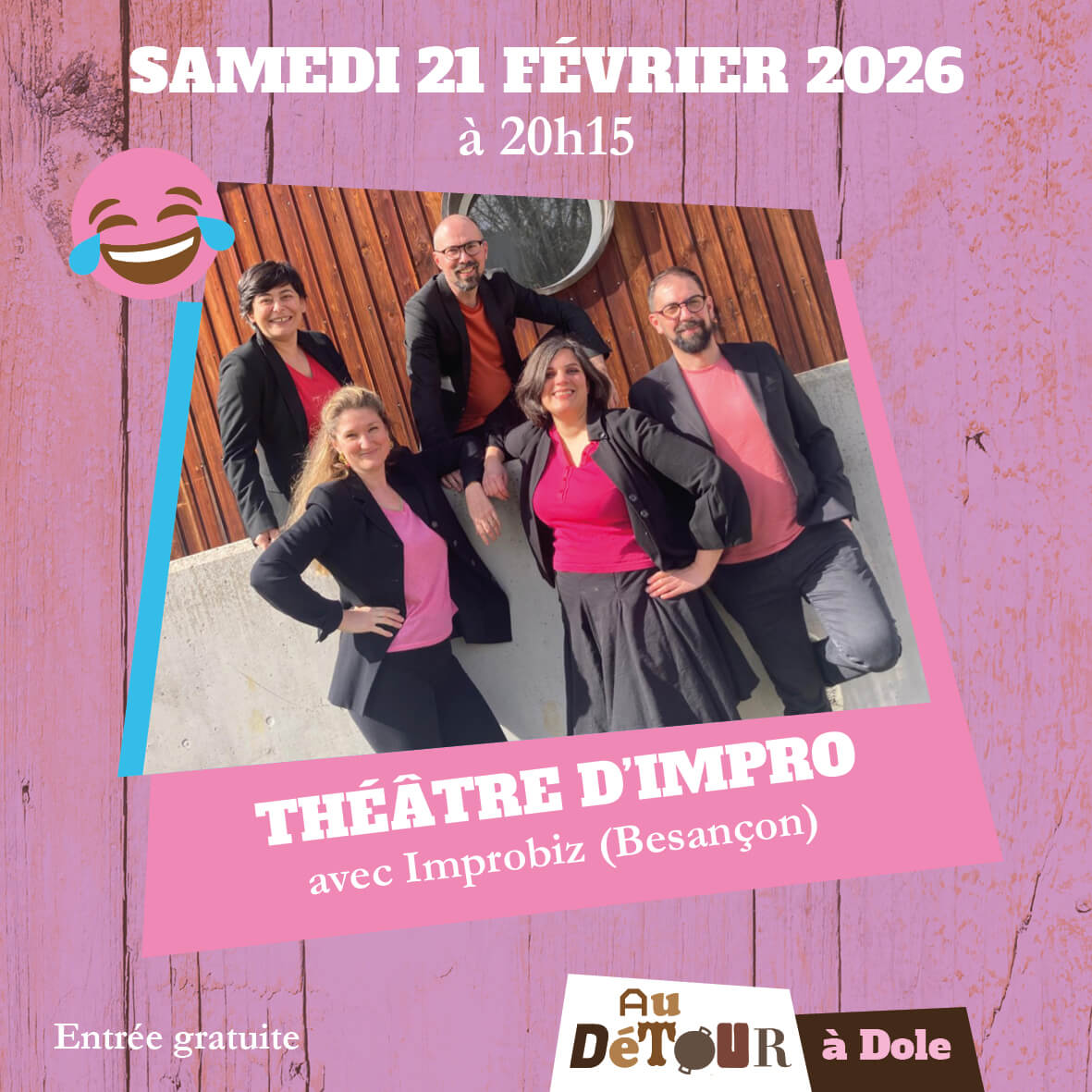 Improbiz Théatre d'improvisation Évènement à Dole Au Détour