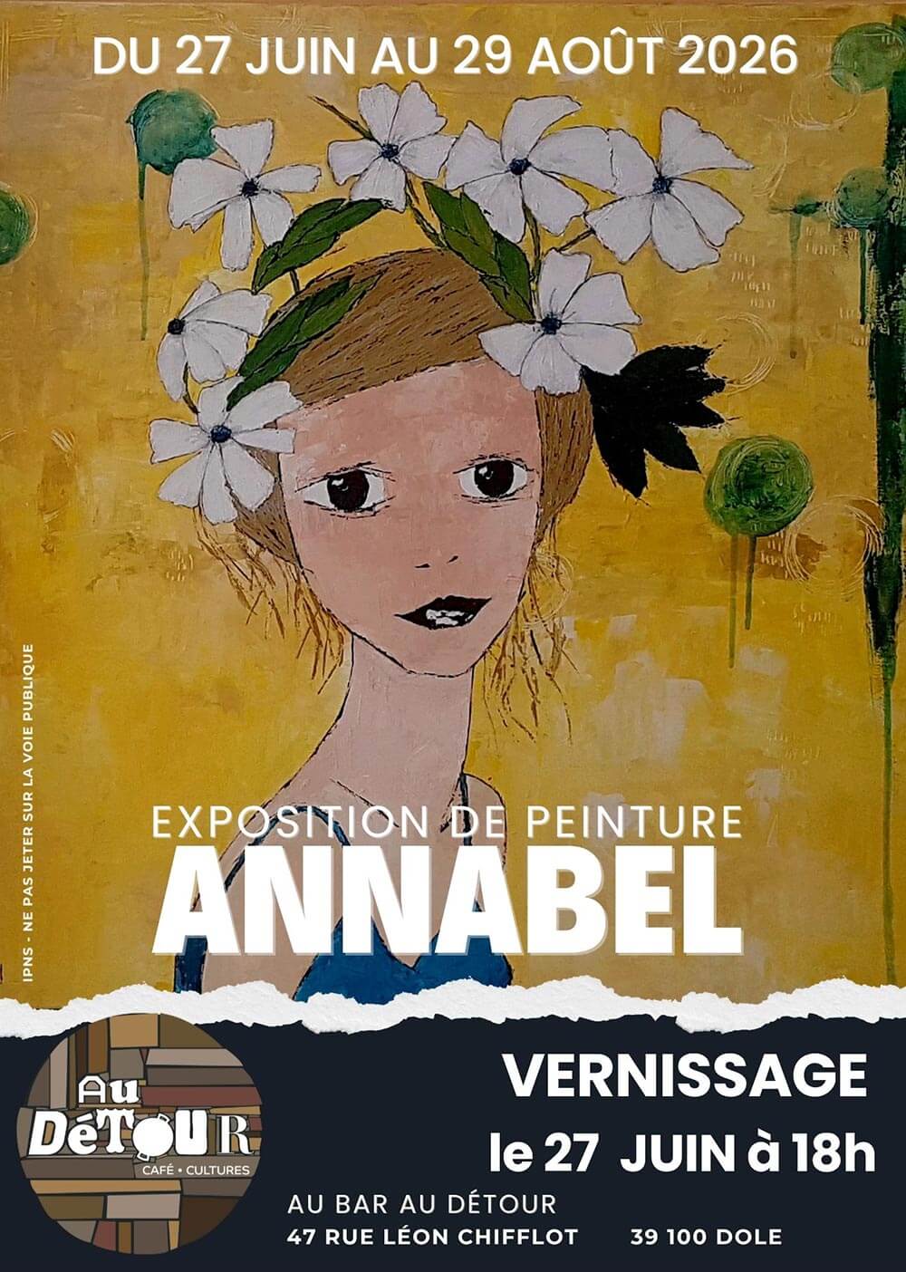 Exposition de peintures d'Annabel Au Détour à Dole en 2026